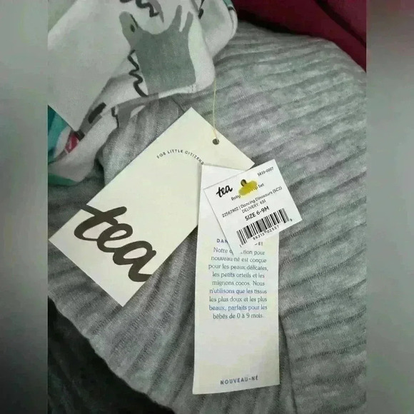 NWT tea collection Dancing Dinosaurs
Wrap Top Set Sz 6-9 months - Picture 2 of 2